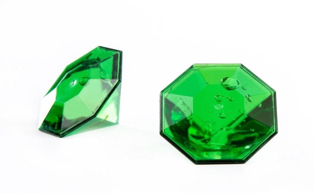 Wine Bling™ Sparkling Gem Chillers 2 Pack - Enchanting Emeralds