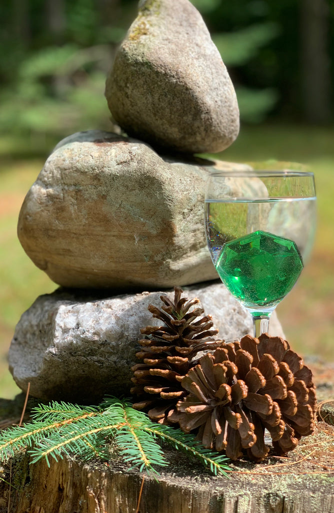 Wine Bling™ Sparkling Gem Chillers 2 Pack - Enchanting Emeralds